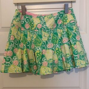 Lilly Pulitzer Luxletic Annora Skort UPF50+ In A Pickle Size S